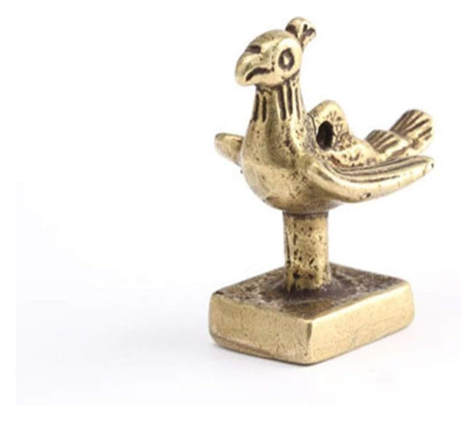XCFTYRU Vintage Brass Statue， Desk Ornaments Vintage Brass Animal Miniatures Figurines Decorations Home Decor Gift