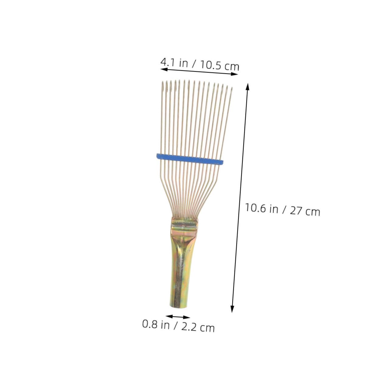 Gogogmee Horse Grooming Rake Lightweight Ergonomic Brush for Cattle Sheep Comfortable Easy to Use Grooming Tool for Wet Dry Hair Removal for