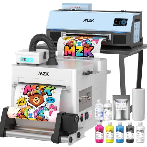 Image of MZK A3 Pro F1080 DTF Printer(XP600 Gen2),Automatic Time Cleaning Maintain printhead+Ink Anti-Clog Design,2X Faster,13+ inch DTF Film,5 inch LED Touch Screen,Dual Ink Level Alert,Film Cutter,2 Years Gift Ink
