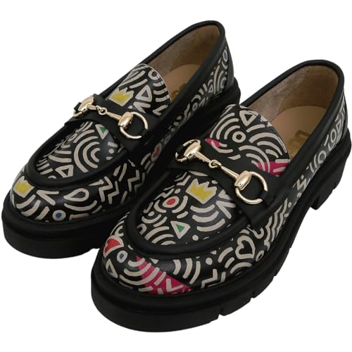 Image of DOGO Penny Loafers for Women - Handmade and Vegan Leather Platform Loafers for Women