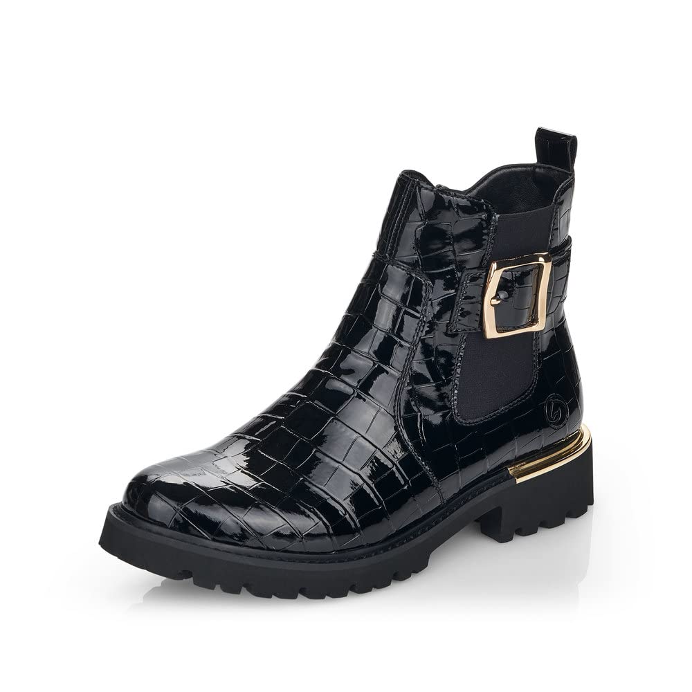 Remonte Damen Chelsea Boots D8684, Frauen Stiefeletten,lose Einlage