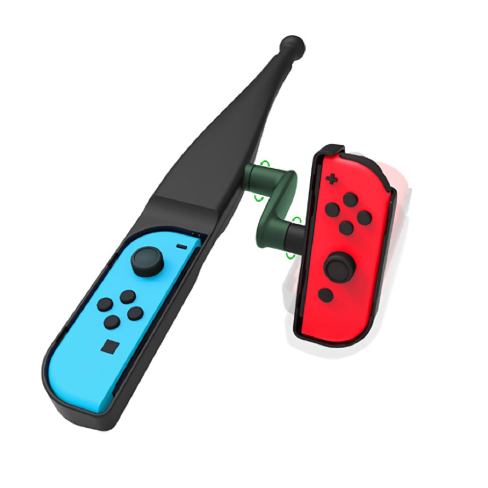 ZEZEFUFU Impugnatura per canna da pesca per interruttore NS per console Joy-Con Accessori per controller di gioco