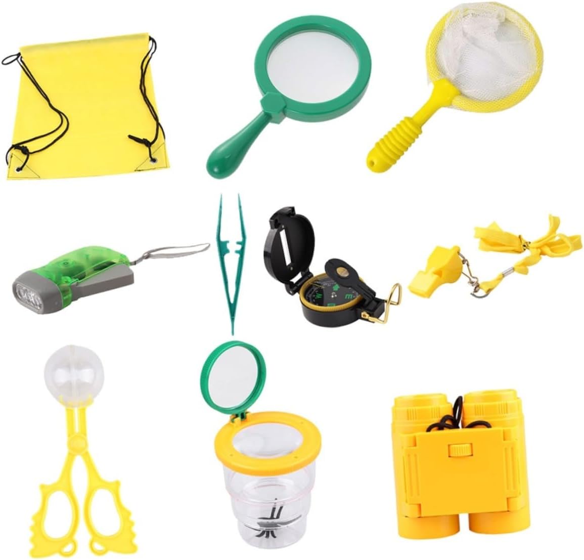 10pcs Boy Girl Hiking Observation Kit Outdoor Insect Viewing Tools for Wilderness Exploration and Learning Activities