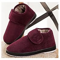 Dames Diabetisch Oedeem Pantoffels, Extra Brede Klittenband Fuzzy Pantoffel Voor Senioren Heren Artritis Winter Warm Binnen Verstelbare Huisschoenen( Size:42,Color:zwart Dames Diabetisch Oedeem Pantoffels, Extra Brede Klittenband Fuzzy Pantoffel Voor Senioren Heren Artritis Winter Warm Binnen Verstelbare Huisschoenen( Size:42,Color:zwart