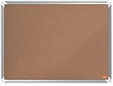 Contenido: 1 x Nobo Premium Plus Tablero de Anuncios de Corcho, Dimensiones (Al x An): 600 x 450mm, Peso: 0,92kg, Marrón Claro, 1915179
