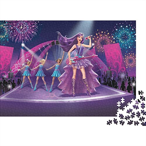Barbie Puzzle 300 Piezas, Suitable for Girls Puzzle De Madera De 300 Piezas para Adultos, Juguete...