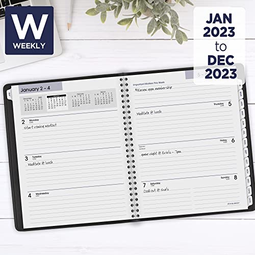 AT-A-GLANCE 2023 Weekly & Monthly Planner Refill for G545 Line Planners, DayMinder, 7" x 8-3/4", Medium, Monthly Tabs - Image 2