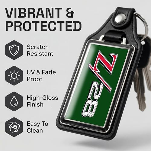 Image of Brotherhood Car Key Chain for Camaro - Classic Models Keychain for Men and Women Gift Key Ring - -