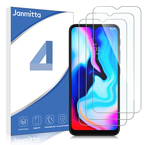 Janmitta para Motorola Moto G9 Play/Motorola Moto E7 Plus Protector de Pantalla [3 Piezas], 9H Dureza [Alta Definicion] [Fácil de Instalar] Cristal Vidrio Templado Film