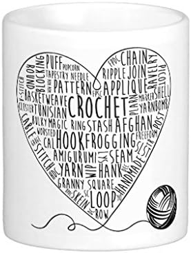 Endingfo Crochet Words Classic Coffee Mug