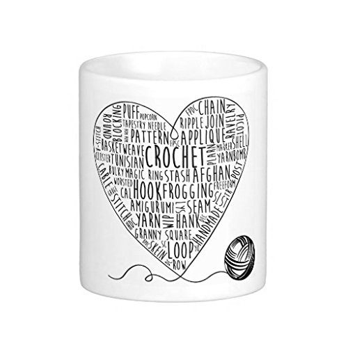 Endingfo Crochet Words Classic Coffee Mug