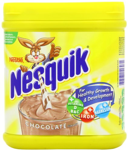 Image of Nestle Nesquik Chocolate Flavour Milkshake Mix, 17.64 oz / 500 g