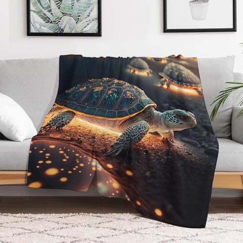 Couverture plaid tortue pour des soirées cocooning douillettes au salon - 3