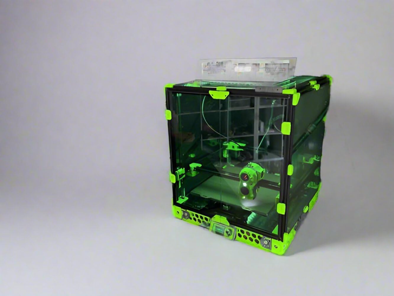 Atomic Filament ABS 3D Printer Filament, 1.75mm +/-0.02mm Dimensional Accuracy 99% Probability – 1KG (2.2lbs) – AMS Compatible – Fits Most FDM Printers (Neon Green UV Reactive Opaque, 1KG)