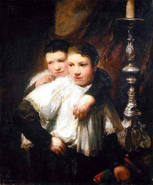 Toile les petits choristes de Glyn Philpot pour habiller un grand mur vide de 60x90cm