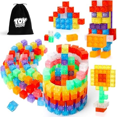 TOY Life 64PCS Magnetic Blocks for Kids Ages 4-8, Magnetic Building Blocks for Toddlers 3-5, Magnet Blocks, Magnet Toys for Toddlers, Kids Blocks Cover