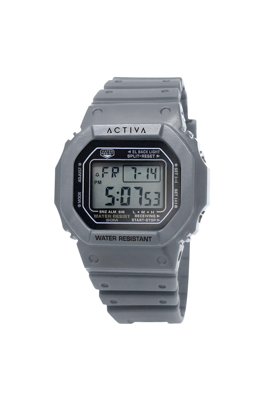 Invicta Activa Digitale Orologio Uomo - 44mm, Cassa In Plastica, Quadrante Blu, Impermeabile 10 BAR, Movimento Quarzo - 3