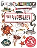 The Cut Out And Collage Book Fish & Marine Life Illustrations: Over 200 High Quality Marine Life &...