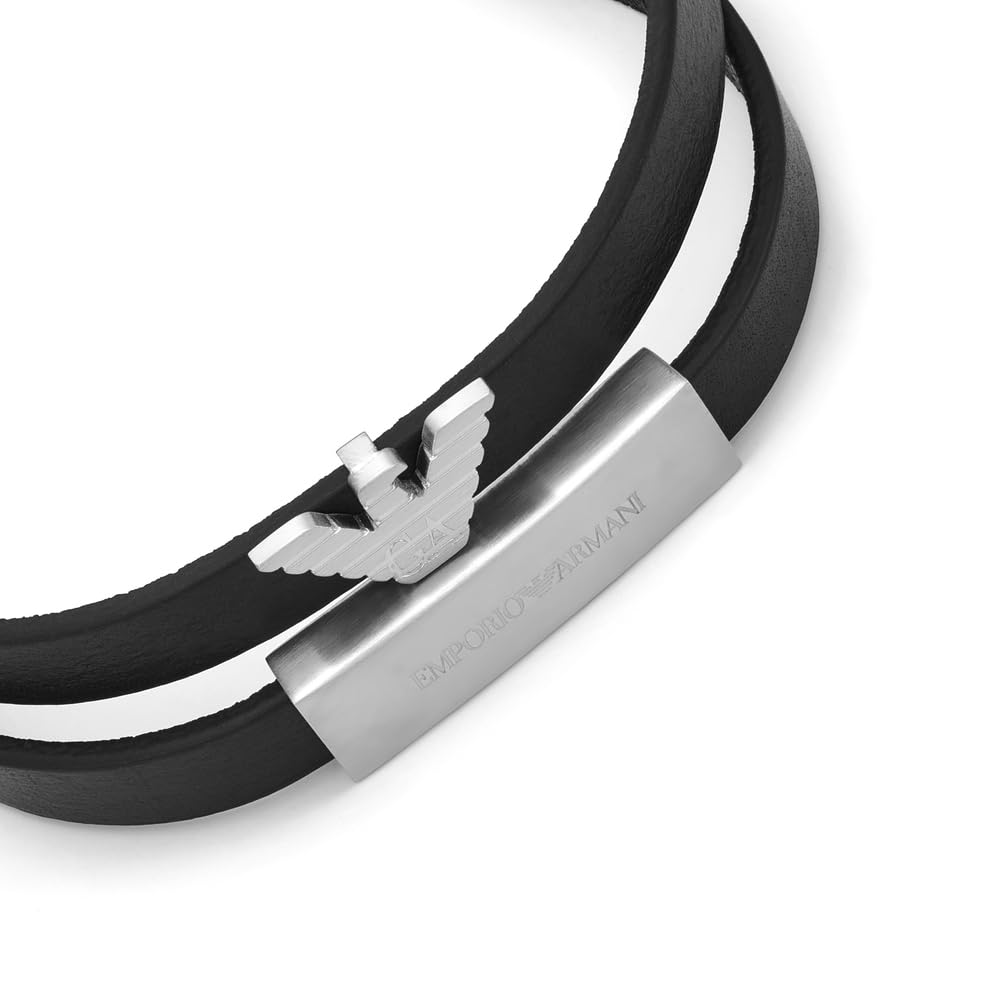 Emporio Armani Herren Silberfarbenes Armband, EGS3311040