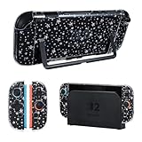DLseego Switch 2対応 ケース Switch 2 保護カバー スイッチ2 カバー 分体式設計 Joy conカバー PC製 耐衝撃 キズ防止 軽量 全面保護 防汚 着脱簡単 オーロラカラー シェルパターン デコ可能 偏光色 キラキラ紙 光沢紙 星