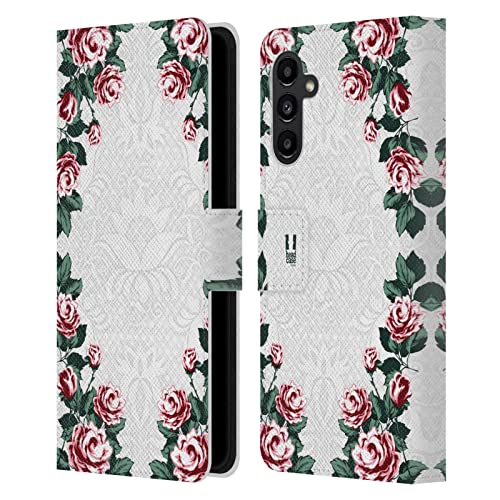 Housse cuir Samsung Galaxy A13 5G antichoc avec fentes cartes motif Art Déco