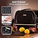 Everfun Lunch Box for Women Two Compartments Insulated Lunch Tote Bag Large Leakproof Soft Cooler for Work Picnic Travel