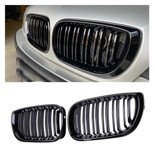 Calandre centrale double lamelles pour remplacer la grille de pare-choc Série 3 E46