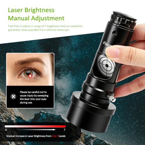 Image of Astromania Alignment 1.25 inch Next Generation Laser Collimator 2 inch Adaptor for Newtonian Telescopes