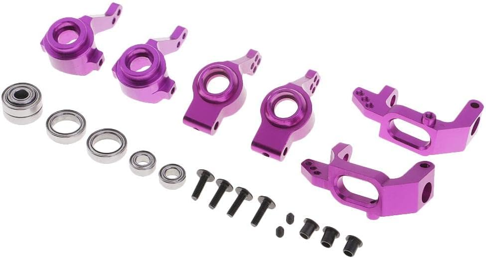 bnf® 1/10 Model Cars Steering Hub Upgrade Set for HSP Redcat Volcano EPX Purple| RC Model Vehicle Parts & Accs |Toys & Hobbies