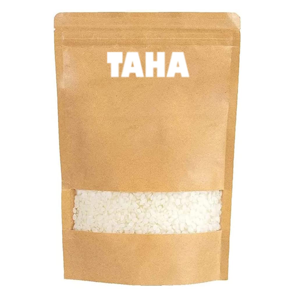 TAHA ® Wax Soy 1kg SOYA Flakes 100 Pure Clean Burning Candle Making 5kg No Soot