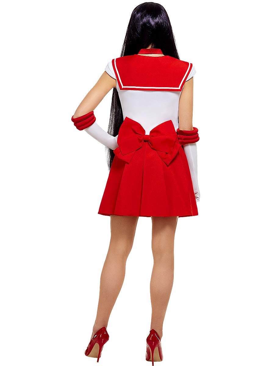 Funidelia | Disfraz de Marte - Sailor Moon para mujer Anime, Cosplay, Bunny Tsukino - Disfraz para adultos y divertidos accesorios para Fiestas, Carnaval y Halloween - Talla XXL - Rojo