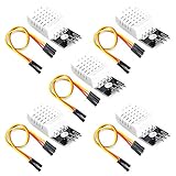 5 pcs DHT22/AM2302 Digital Temperature and Humidity Sensor Module Temperature Humidity Monitor Sensor Replace SHT11 SHT15 for Arduino Electronic Practice DIY