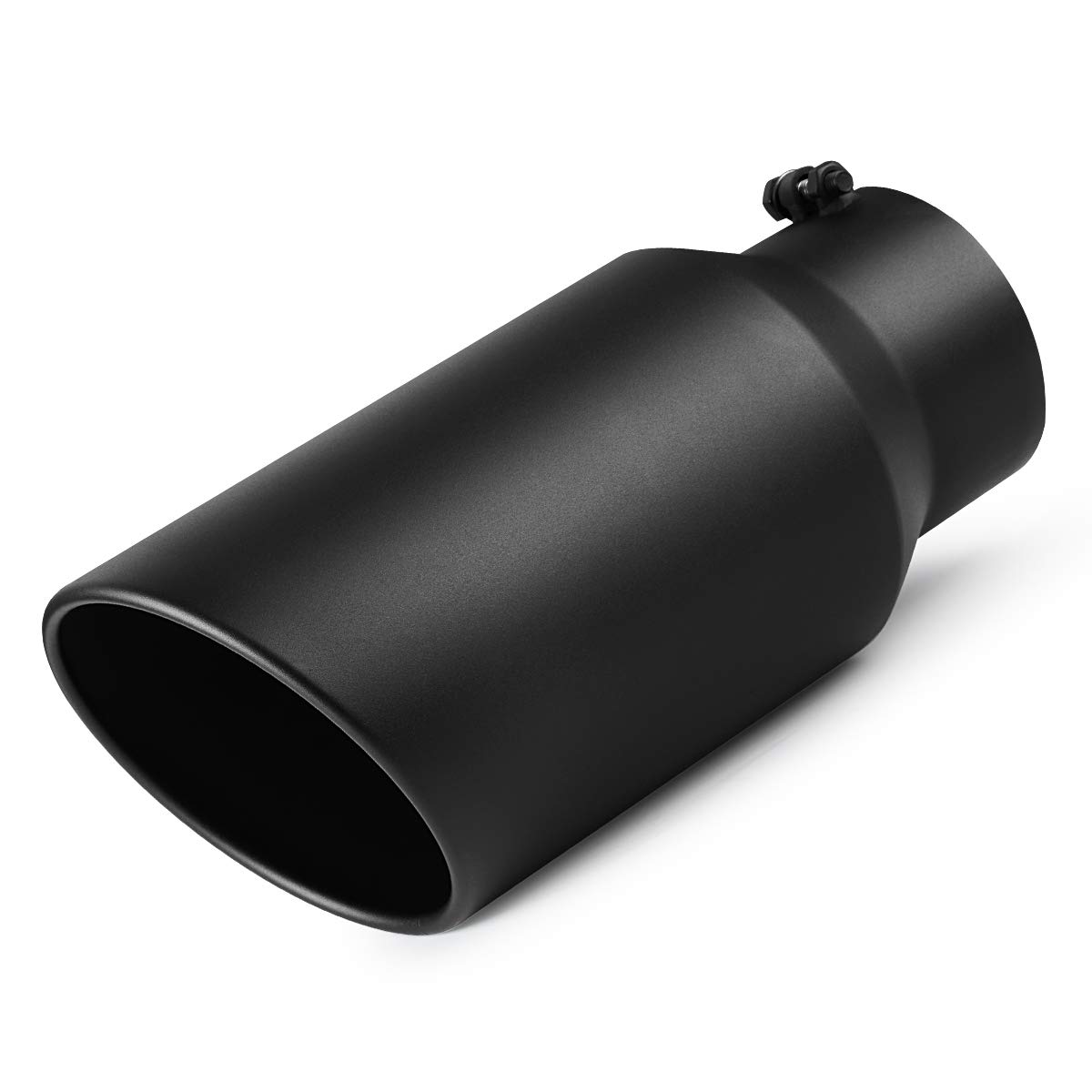 AKARCK Exhaust Tip 5 Inch Inlet, 5” Inlet 7” Outlet 15” Long Black