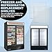 Set of 2 Commercial Freezer and Refrigerator Replacement Shelves (24