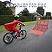 DOLEMODUO Jump Ramp for BMX, Skateboard/Bike/Skate/RC/Jump Ramp, Designed for Both BMX Bikes and Remote-Controlled Vehicles