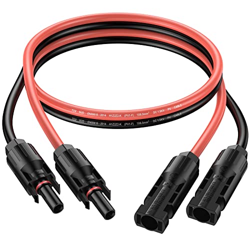 GARLLEN Cable solar alargador 6 mm² 1 m Cover