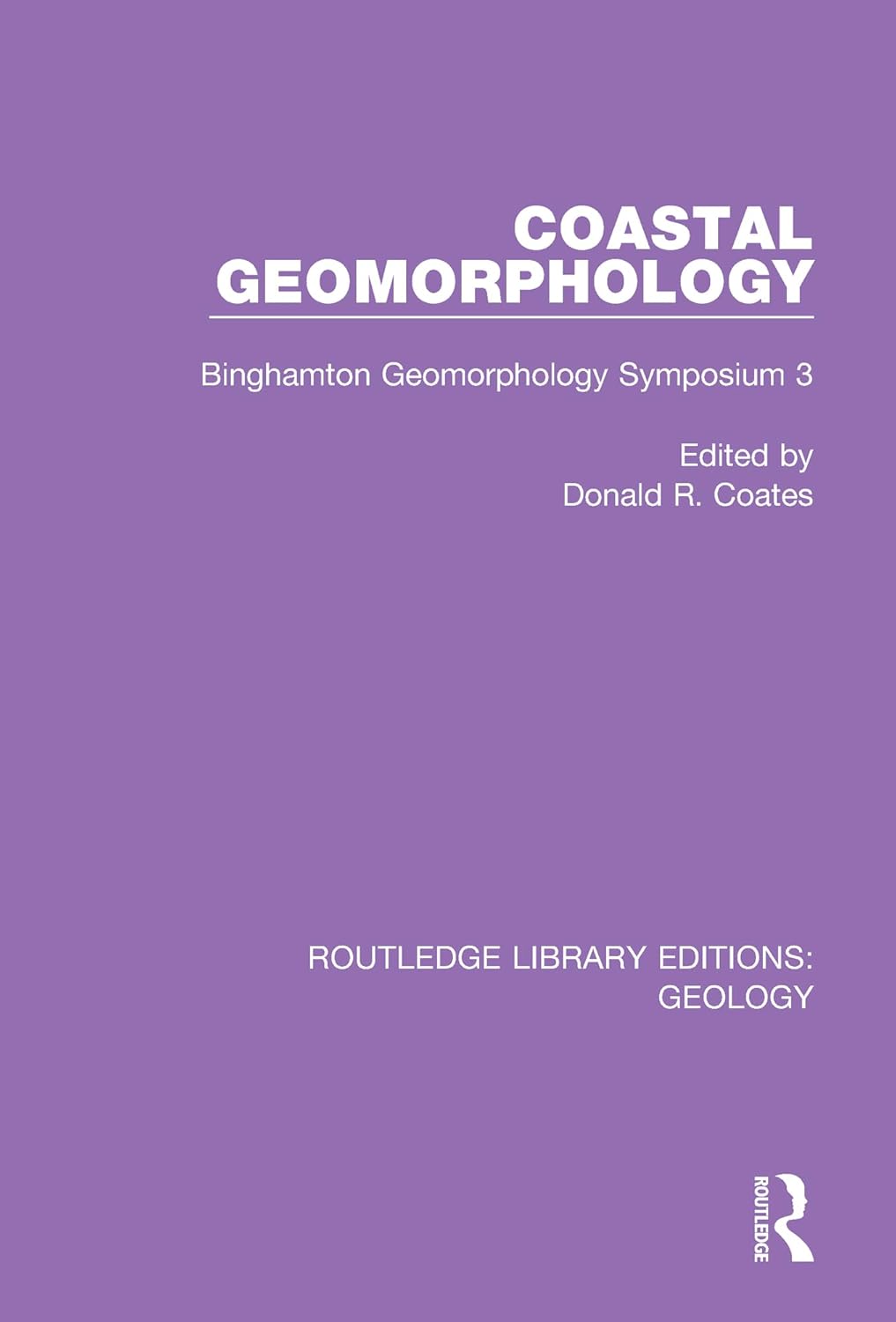 Coastal Geomorphology (Routledge Library Editions: Geology)      1st Edition