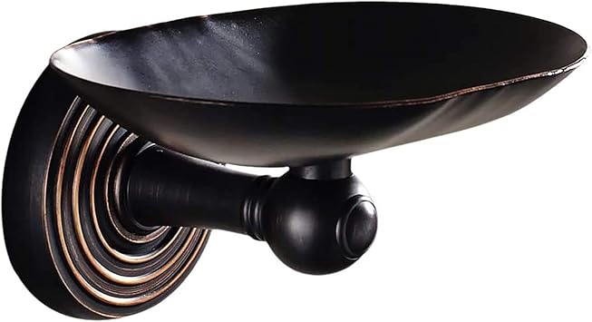 Leyden Bronze Soap Dish, Oil Rubbed Bronze Soap Holder Wall Mount Soap Basket Soap Tray Bathroom Organizer Drilling with Screws
