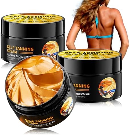 Amazon.com: 3PCS Self Tanner Cream,Natural Bronze Tanning Lotion for