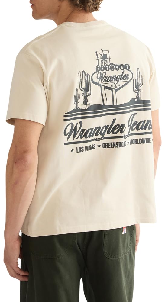 Wrangler Vintage tee Camiseta Hombre (Pack de 1)