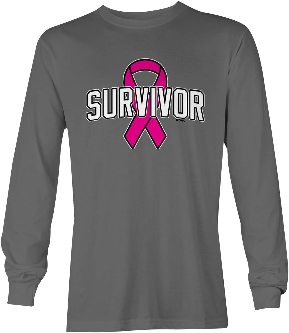 Pink Ribbon Survivor - Breast Cancer Unisex Long Sleeve Shirt