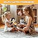 Bakalizoo 10'' Penguin Dolls with Scarf, Soft Stuffed Plush Animal Toys Plushies - Gifts for Kids Toddlers Birthday Christmas Day (Blue)