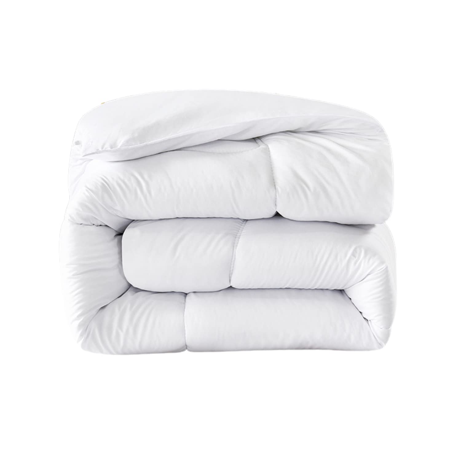 GREATOYAR Edredón Nórdico Blanco, Relleno Nórdico, Edredón de Microfibra, 400gr/m² de Microfibra Suave, Antiácaro, Hipoalergénico, Transpirable, Moderno, Ligero, 140x200cm, para Cama 90cm/105cm