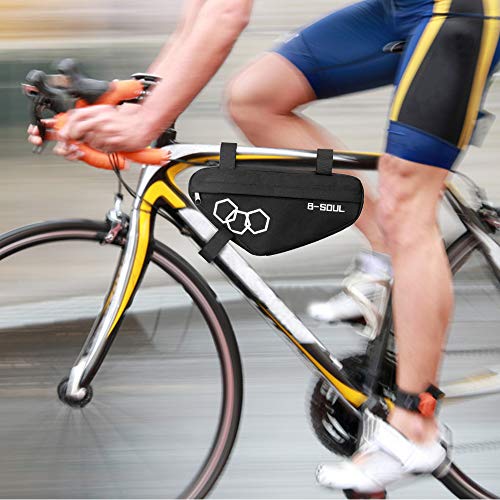 Loijon Saco de triângulo de bicicleta Saco de quadro dianteiro de bicicleta Saco de quadro de bicicl
