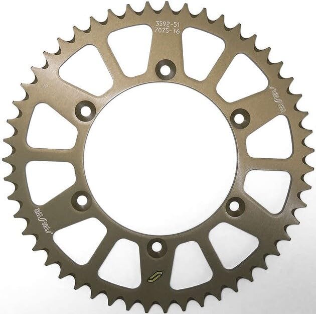 ATV&UTV Replace Parts & Accessories for Sunstar Sprocket Rear 47T 520 Aluminum #5-359247 for Yamaha for Honda Mod-BBM45-FV21427