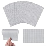 Kit di toppe a rete in fibra di vetro per riparare finestre, porte, zanzariere, tende e retine per piscina contro insetti volanti, 10 pezzi