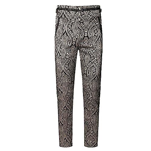 Pantalones chinos ajustados de estética gótica para festivales y uso diario