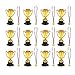 TOYANDONA 24 Pièces Enfants Trophées Mini Trophées Jouet Médailles D' Or en Plastique Trophée Enfants Trophée Et Médailles D' Or Trophée Tasse Trophée Jouet pour Les Enfants Partie
