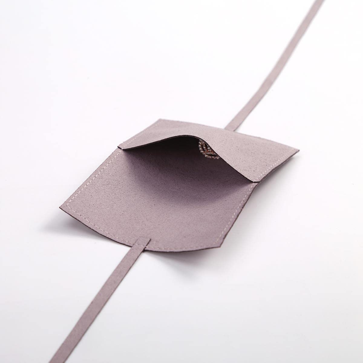 Mikrofaser-Samtbeutel, Schmuckbeutel, Beutel für Ohrringe, Halskette, Weihnachtsschmuck, Hochzeitsgeschenk, Paket, personalisierbar, 10 Stück, 8 x 6 cm