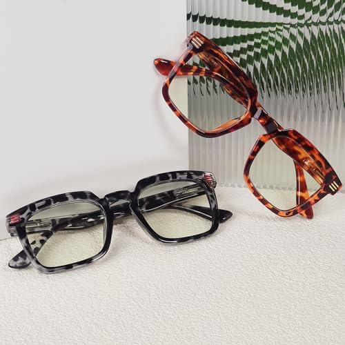 Image of Eyekepper 4-pack Reading Glasses Blue Light Blocking Square Computer Readers Women